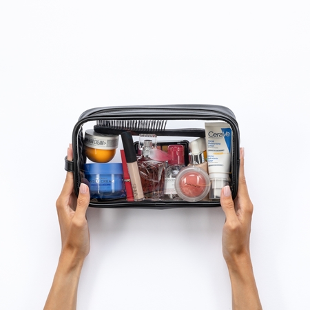 Notino Travel Collection Large Clear Organizer transparentní kosmetická taštička