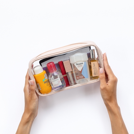 Notino Travel Collection Medium Clear Organizer skaidri kosmetinė