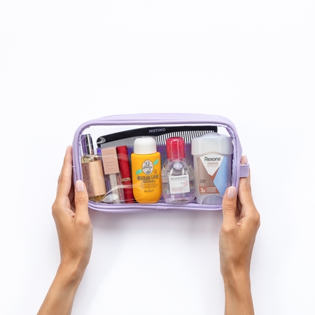Notino Travel Collection Medium Clear Organizer Transparent Makeup Bag