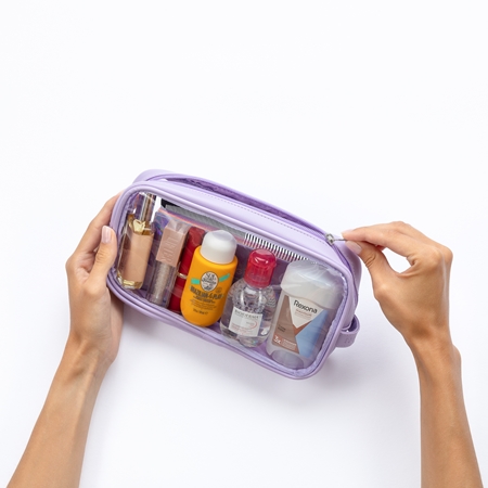 Notino Travel Collection Medium Clear Organizer Transparent Makeup Bag