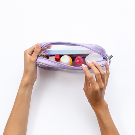 Notino Travel Collection Medium Clear Organizer Transparent Makeup Bag