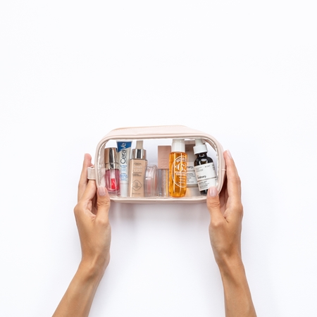 Notino Travel Collection Small Clear Organizer Transparent Makeup Bag