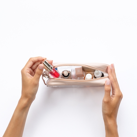 Notino Travel Collection Small Clear Organizer Transparent Makeup Bag
