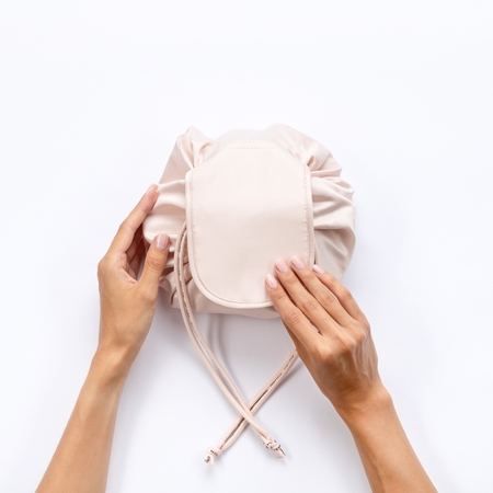 Notino Travel Collection Drawstring Make-Up Bag широка чанта за грим
