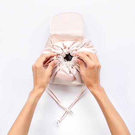 Notino Travel Collection Drawstring Make-Up Bag широка чанта за грим