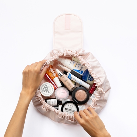 Notino Travel Collection Drawstring Make-Up Bag широка чанта за грим