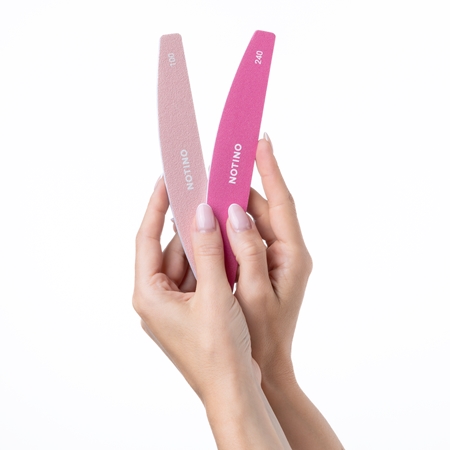 Notino Nail Tools Nail File Arc klasický pilník na nechty s dvomi hrubosťami