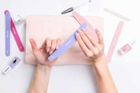 Notino Nail Tools Nail File Arc klasický pilník na nechty s dvomi hrubosťami