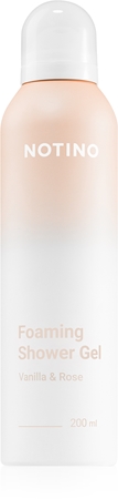 Notino Foaming Shower Gel Vanilla & Rose душ пяна