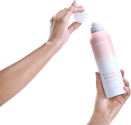 Notino Foaming Shower Gel Vanilla & Rose mousse de douche