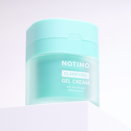 Notino Clarifying Gel Cream with Salicylic Acid and Niacinamide gel cremoso limpiador suave con ácido salicílico y niacinamida