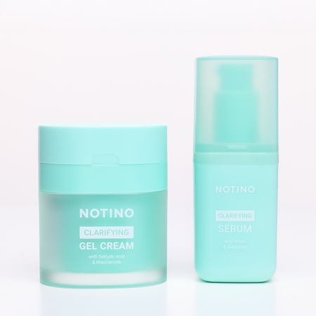 Notino Clarifying Gel Cream with Salicylic Acid and Niacinamide gel cremoso limpiador suave con ácido salicílico y niacinamida