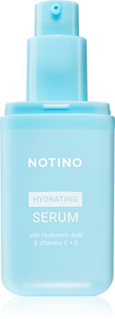 Notino Hydrating Serum with Hyaluronic Acid & Vitamins C + E Moisturizing Serum to brighten and smooth the skin
