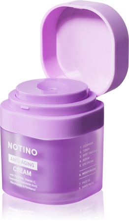 Notino Anti-Aging Cream with Peptides, Vitamin C, Ceramides, Hyaluronic Acid, Niacinamide & Panthenol Day And Night Cream with anti-ageing effect