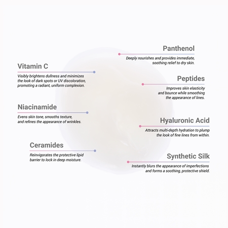 Notino Anti-Aging Cream with Peptides, Vitamin C, Ceramides, Hyaluronic Acid, Niacinamide & Panthenol Day And Night Cream with anti-ageing effect