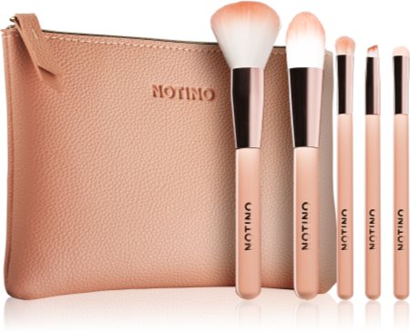 Notino Glamour Collection Travel Brush Set with Pouch pochette de voyage avec pinceaux