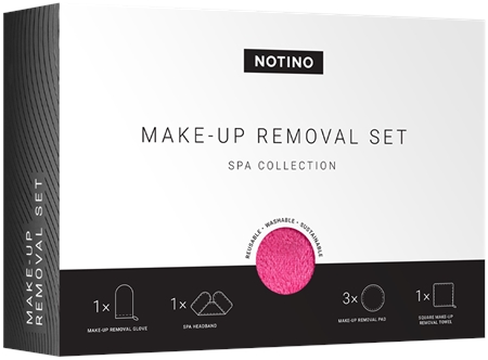 Notino Spa Collection Make-up removal set microfibre makeup remover set Pink