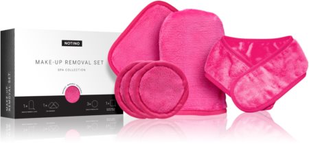 Notino Spa Collection Make-up removal set zestaw do demakijażu z mikrofibry Pink