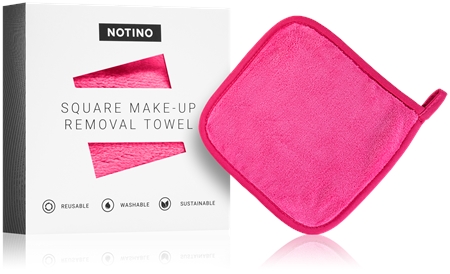 Notino Spa Collection Square Makeup Removing Towel serviette démaquillante en microfibre