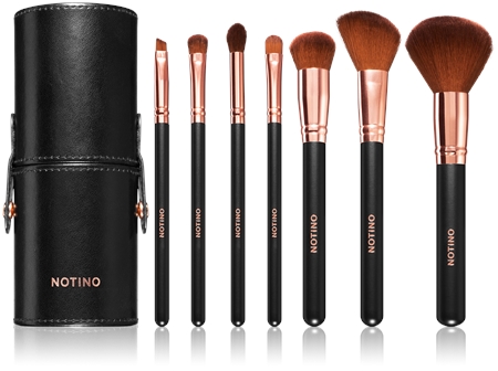 Notino Luxe Collection Brush set with cosmetic tube set čopičev z etuijem