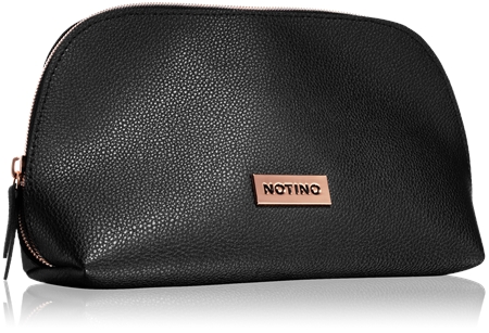 Notino Luxe Collection Double sided brush set with cosmetic bag brush set with a pouch