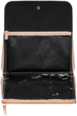 Notino Luxe Collection Double pocket cosmetic bag small cosmetica tasje voor vrouwen