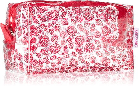 BrushArt Berry Cosmetic bag Transparent Makeup Bag