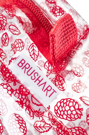 BrushArt Berry Cosmetic bag Transparent Makeup Bag