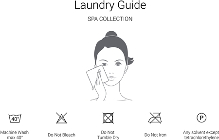 Notino Spa Collection Square Makeup Removing Towel serviette démaquillante en microfibre
