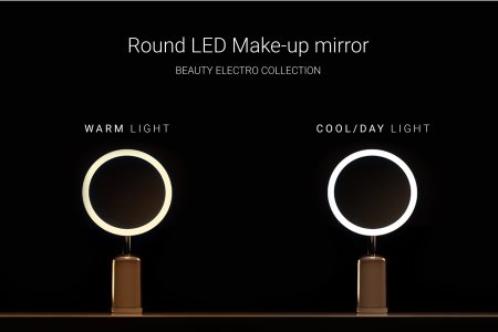 Notino Beauty Electro Collection Round LED Make-up mirror with a stand  Kosmetikspiegel mit LED-Beleuchtung