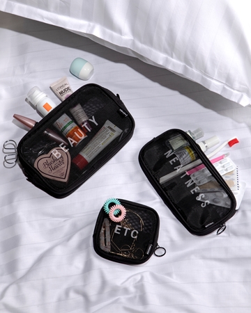 Notino Travel Collection Set of travel cosmetic bags ensemble de trousses de toilette de voyage