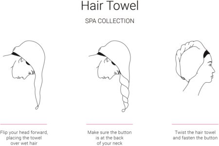 Notino Spa Collection Hair Towel Handduk för hår