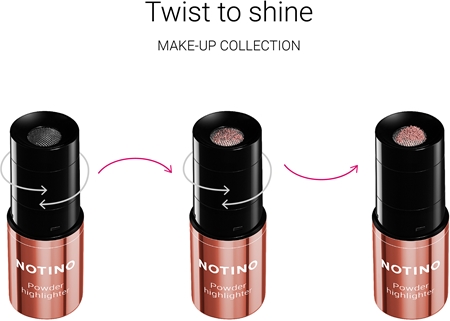 Notino Make-up Collection Powder highlighter sypký rozjasňovač