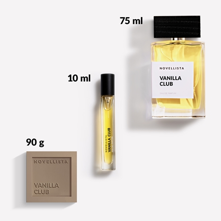 NOVELLISTA Vanilla Club luxuriöse Feinseife für Gesicht, Hände und Körper
