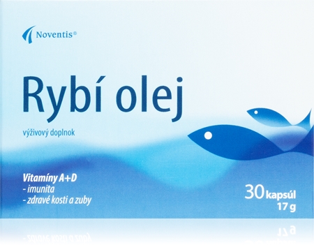 Noventis Rybí olej kapsle pro normální činnost srdce a mozku