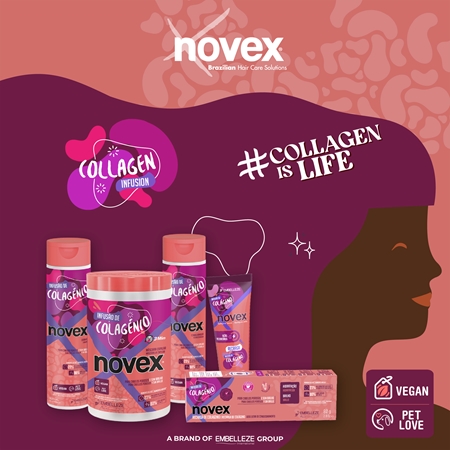 Novex Collagen Infusion posilňujúci šampón