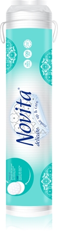 NOVITA Delicate ватні тампони для зняття макіяжу та очищення шкіри