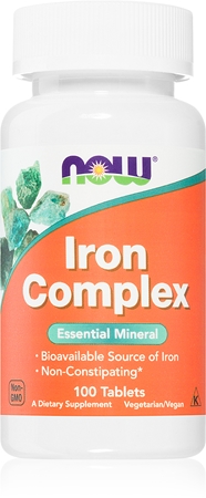 NOW Foods Iron Complex tabletki do wsparcia procesów krwiotwórczych