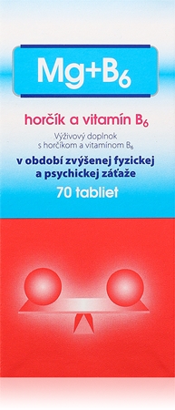 NP PHARMA MG + B6 tablety na podporu zníženia únavy a vyčerpania, pre normálny stav zubov, kostí a svalov