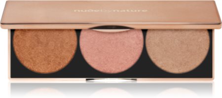 Nude by Nature Highlight Palette paleta za posvetlitev