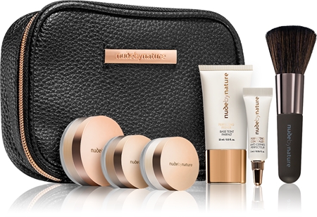 Nude by Nature Complexion Essentials Starter Kit dárková sada pro ženy W2 Ivory