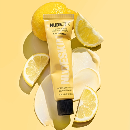 Nudestix Nudeskin Citrus-C Mask & Daily Moisturizer hidratáló arckrém Nappali és éjjeli ápolás