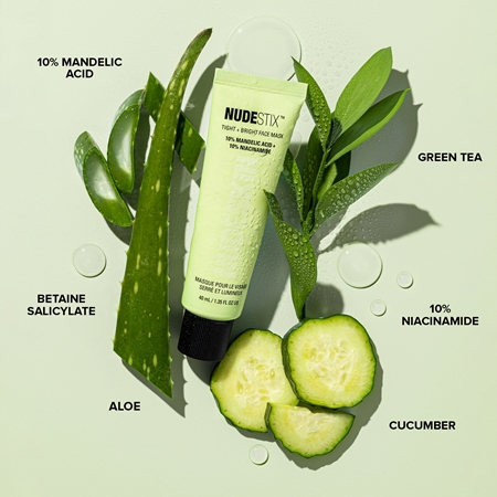 Nudestix Nudeskin Tight & Bright Face Mask mascarilla facial iluminadora para reafirmar la piel