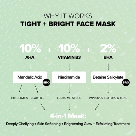 Nudestix Nudeskin Tight & Bright Face Mask mascarilla facial iluminadora para reafirmar la piel