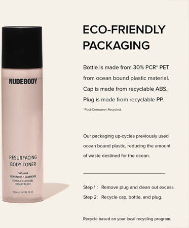 Nudestix Nudebody Resurfacing Body Toner smoothing toner for the body