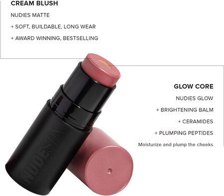 Nudestix Nudies Matte + Glow Core večnamensko ličilo za oči, ustnice in obraz