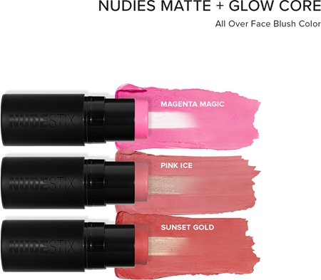 Nudestix Nudies Matte + Glow Core večnamensko ličilo za oči, ustnice in obraz