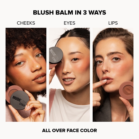 Nudestix Stax All Over Color Blush Balm maquilhagem multifuncional para olhos, lábios e rosto