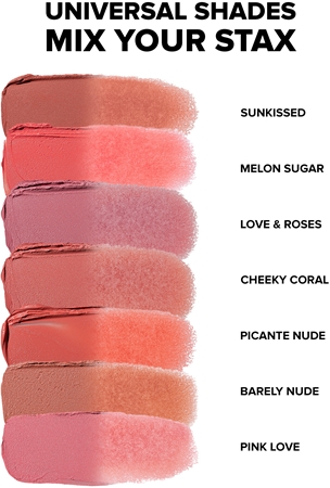 Nudestix Stax All Over Color Blush Balm multifunkční líčidlo pro oči, rty a tvář