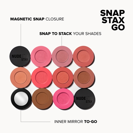 Nudestix Stax All Over Color Blush Balm multifunkční líčidlo pro oči, rty a tvář